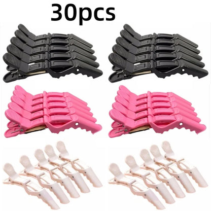 Alligator Hair Clips Set - 5-30pcs Non Slip Plastic Hair Clamps For Women Men Hairdressing Styling Accessories