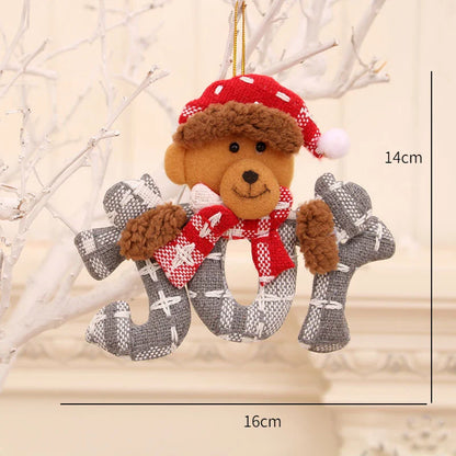 Red Star Christmas Tree Ornament – DIY Xmas Pendant New Year Party Gift Home Decor Noel Navidad