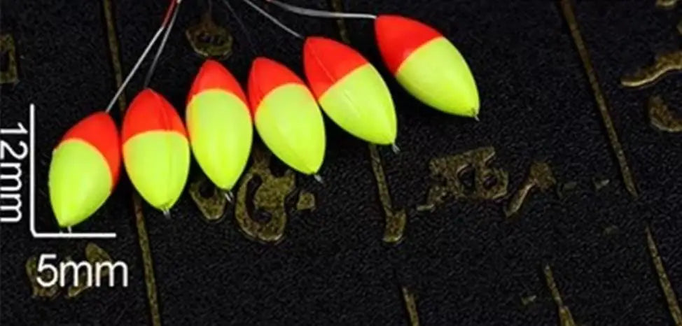 120pcs Oval Fishing Float Beads - Seven Star Bobber Rig Making Beans for Carp Fishing