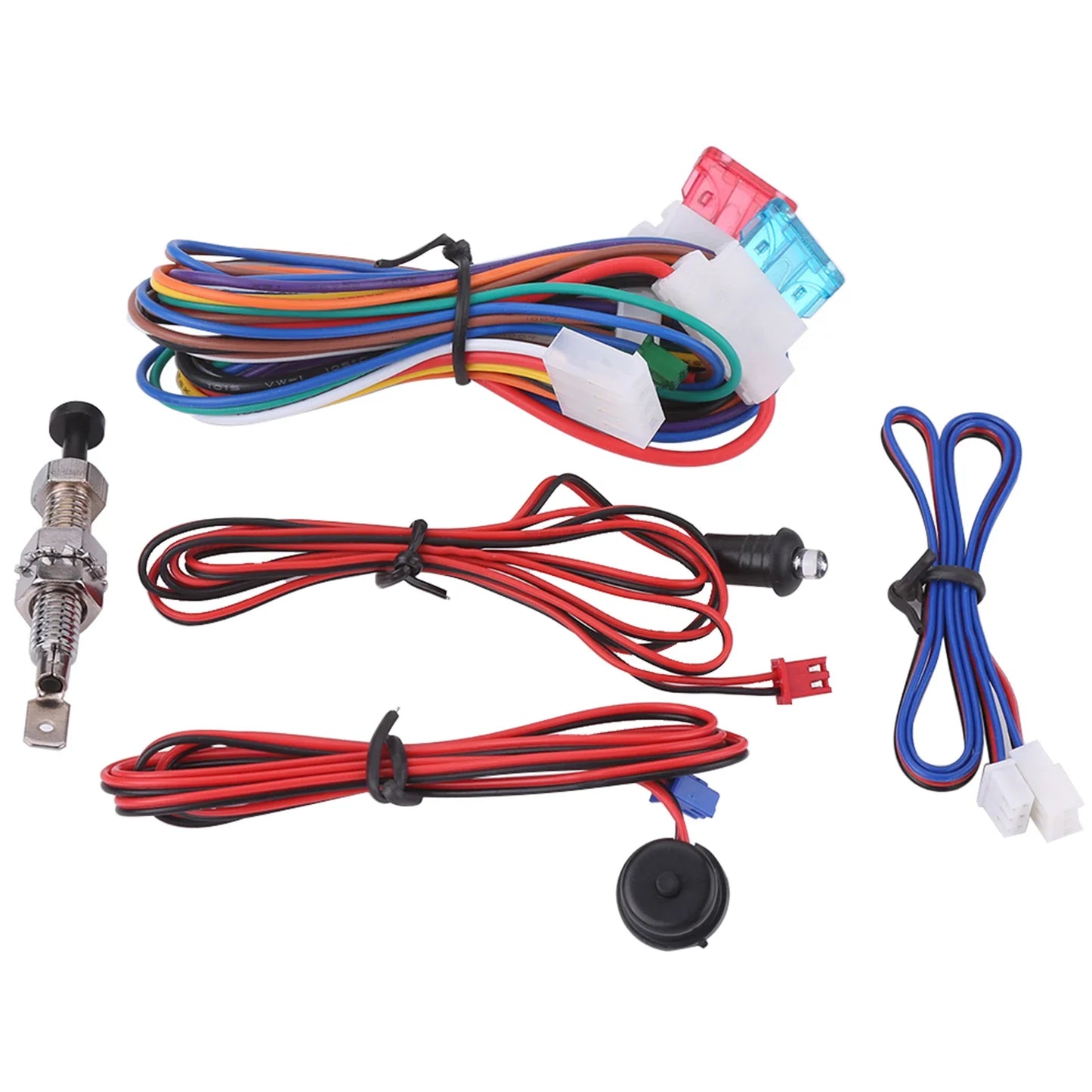 Universal Car Alarm Security System – Keyless Entry Remote Control with Dual Remotes & Siren Car Anti-Theft Protection System
