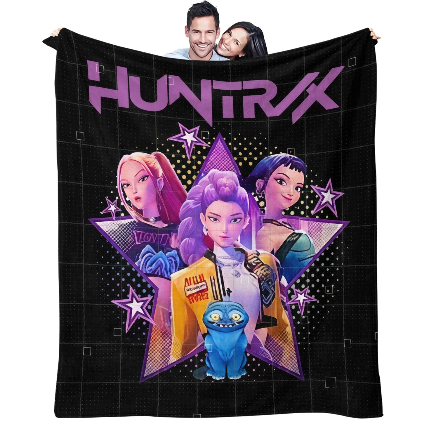 K-Pop Demon Hunters Flannel Blanket – 31 Styles Anime Throw for Home, Travel & Camping Fan Gift