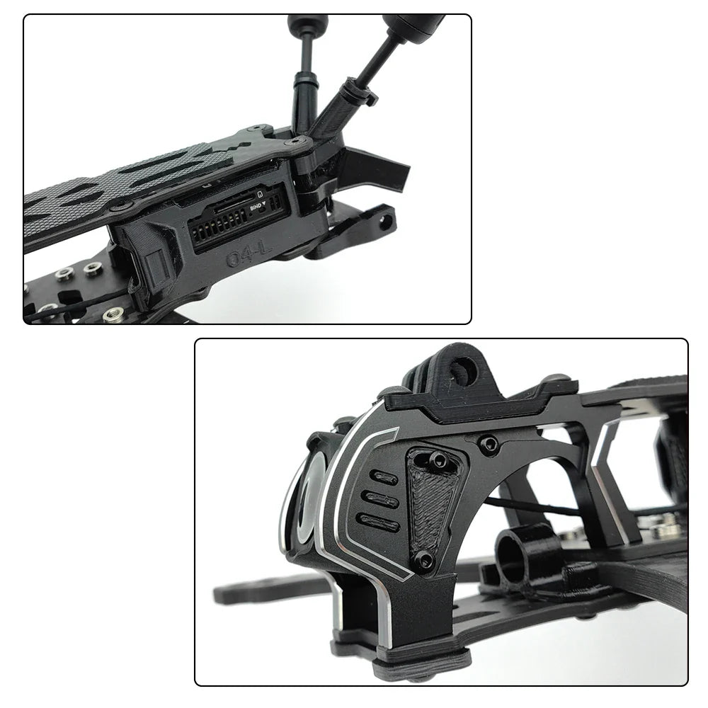 PhiSital Mark5 DC/X O4 Pro 5-Inch Carbon Fiber FPV Frame Kit – RC Freestyle Racing Drone DIY Parts