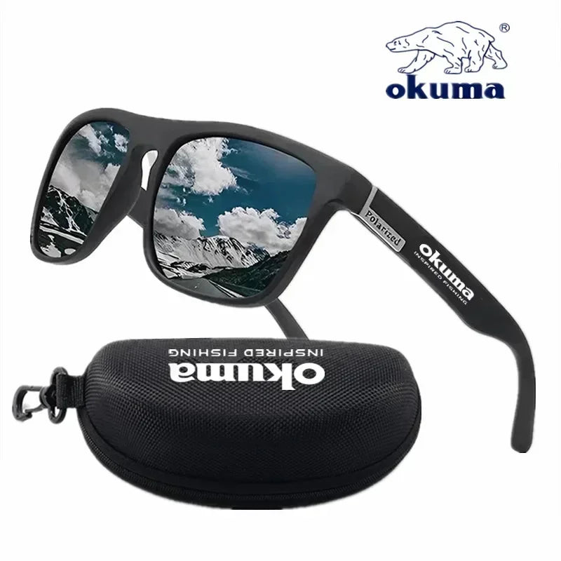 Okuma Polarized Sunglasses UV400 — Men & Women Outdoor Sunglasses for Hunting, Fishing, Driving & Biking, Optional Box
