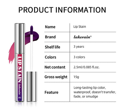Peel-Off Lip Stain – Long-Lasting, Waterproof Pink Lip Tint | Transfer-Proof Natural Lip Color for Women’s Cosmetics