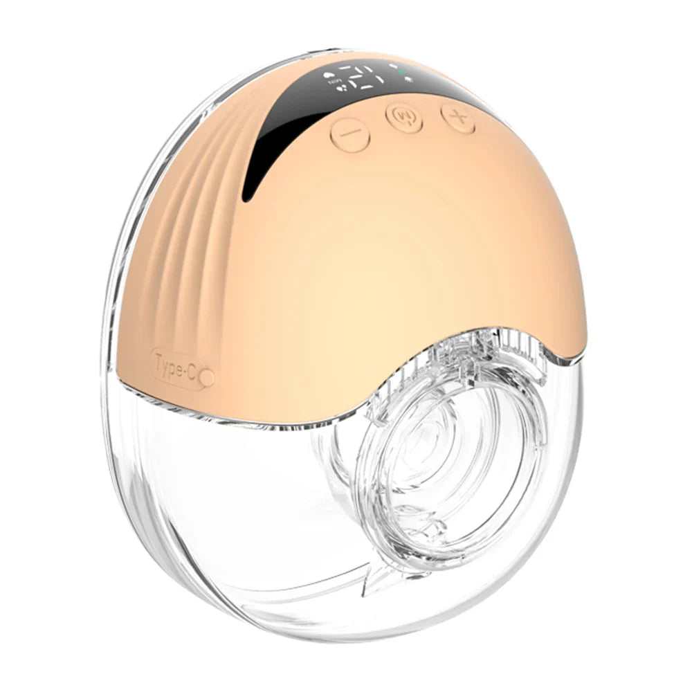 Hands-Free Electric Breast Pump — Wearable Lightweight Milk Collector with LED Display, 4 Modes & 12 Levels