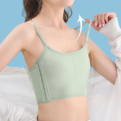 Women’s Summer Breathable Breast Binder – Spaghetti Strap Flat Chest Binder Top