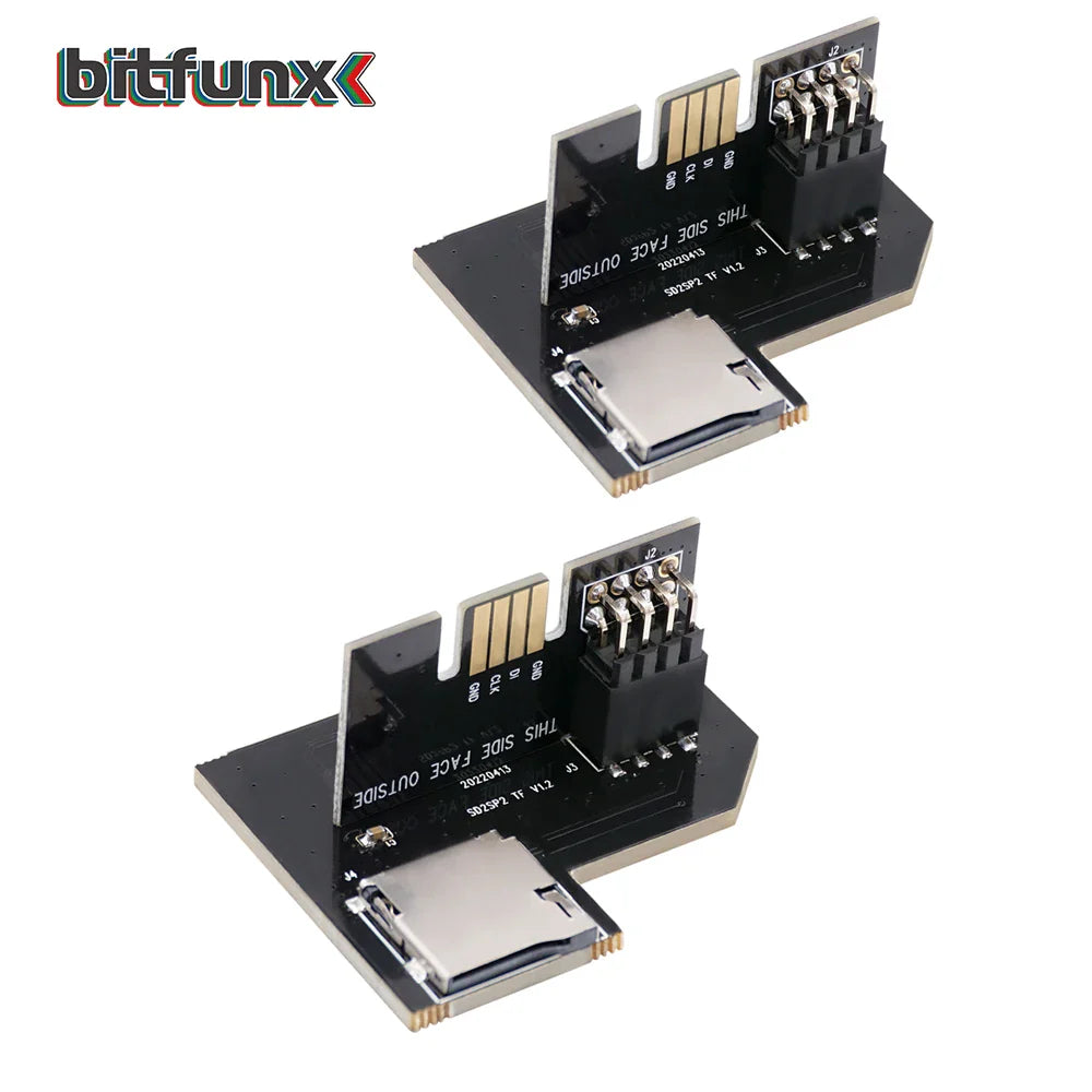 Bitfunx SD2SP2 Pro SD Card Adapter – MicroSD TF Card Reader for Nintendo GameCube NGC NTSC Serial Port 2