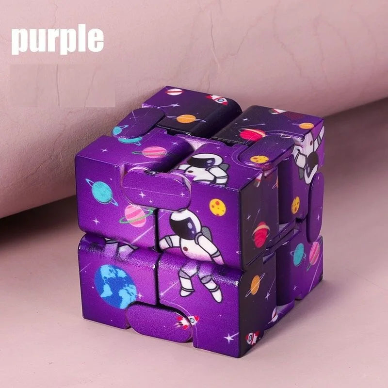 Infinity Cube Fidget Toy — ADHD & Anxiety Stress Relief Puzzle for Kids & Adults