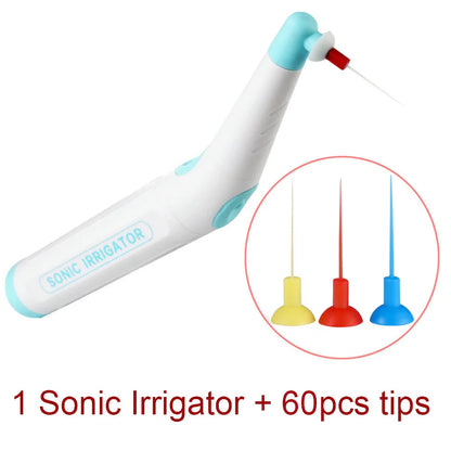 60 PCS Dental Endo Cleaning Tips – Sonic Irrigator Tools for Root Canal & Endodontic Treatment, Dentistry Instrument Set