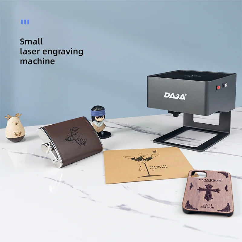 DAJA DJ6 Laser Engraver CNC, 3000mW Mini Laser Engraving Machine, Printer Cutter for Wood, Plastic, DIY Logo Mark
