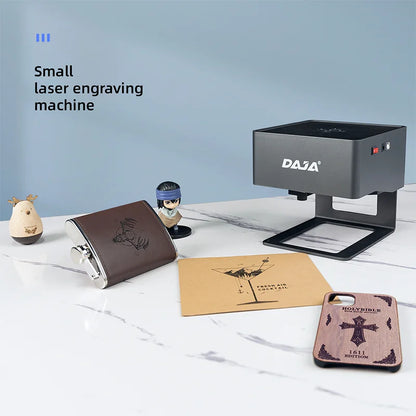DAJA DJ6 Laser Engraver CNC, 3000mW Mini Laser Engraving Machine, Printer Cutter for Wood, Plastic, DIY Logo Mark