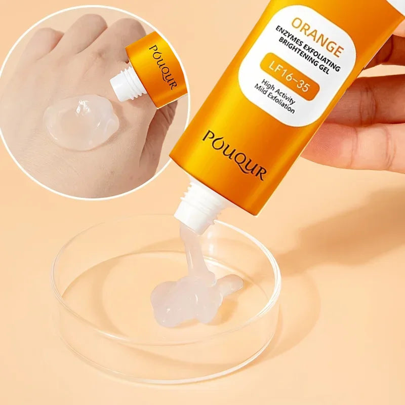 Exfoliating Facial Peeling Gel – Moisturizing, Brightening & Nourishing Face Scrub for Skin Care