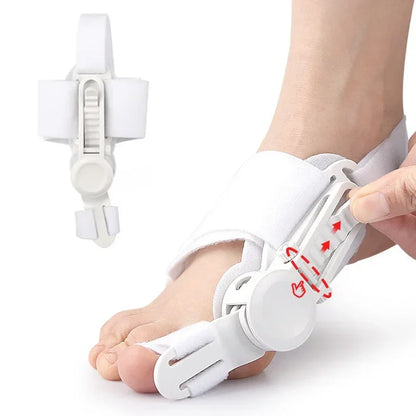 Bunion Corrector for Men & Women – Adjustable Hallux Valgus Toe Separator & Pedicure Straightener