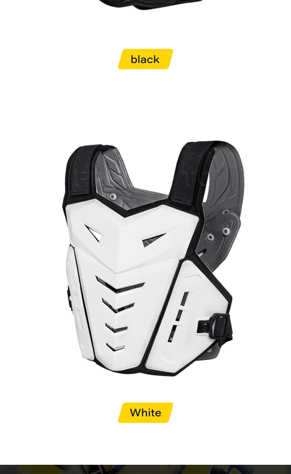 SULAITE Motocross Body Armor Jacket – Motorcycle Moto Vest with Back & Chest Protector, Off-Road Dirt Bike Gear