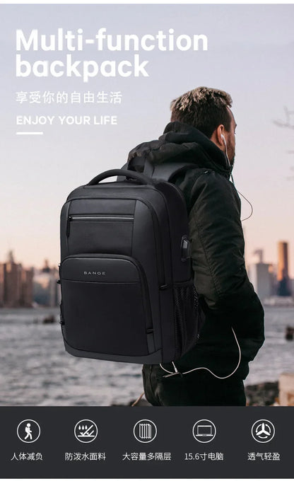 Bange Men’s Laptop Backpack – Designer School, Motorcycle, Tactical & Travel Bag for Boys