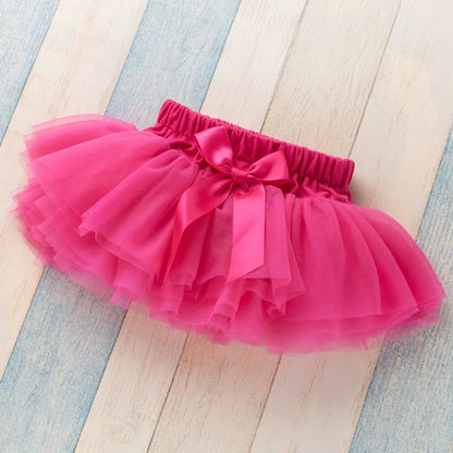 Baby Girl Tutu Skirt - Fluffy Multi-Layer Princess Pantskirt for Parties