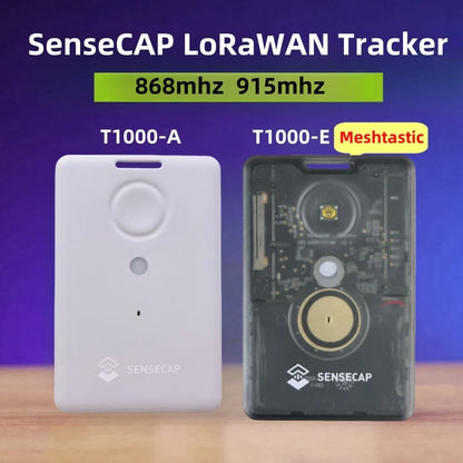 Sensecap T1000 E Meshtastic Tracker — LR1110 GPS with nRF52840, AG3335, IP65 Waterproof, Indoor & Outdoor Motion Sensor