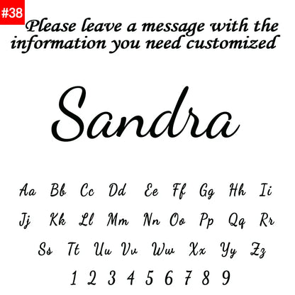 Customized Name Letter Necklace – Personalized Stainless Steel Pendant, Simple Clavicle Chain for Women, Valentine's Day Gift
