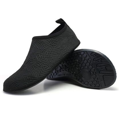 Couple Aqua Water Shoes - Lightweight Quick-Dry Anti-Slip Beach Sneakers for Men & Women
