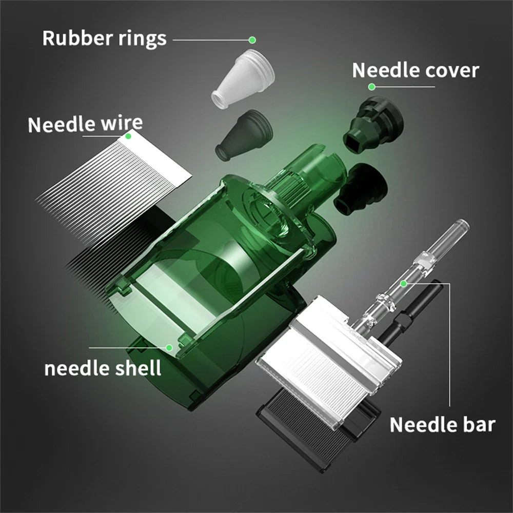 10PCS Large Cartridge Tattoo Needles – Professional Tattoo Equipment for Bold & Big Ink Work