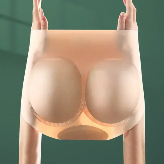 Summer Seamless Bodyshaper Panties – Silicone Hip & Butt Pads, Push-Up Briefs, Sexy Bum Lifter Lingerie