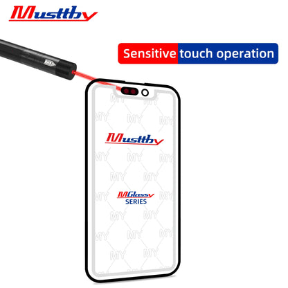 Musttby 5PCS Front Outer Glass + OCA for iPhone — 1:1 Original Touch Screen Repair for iPhone 11/12/13/14 Pro & X/XS Max