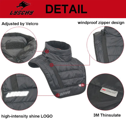 Motorcycle Full Neck Protectors Scarf Mask - Windproof Warm Winter Cycling Fleece Balaclava - Moto Face Mask for Ultimate Protection