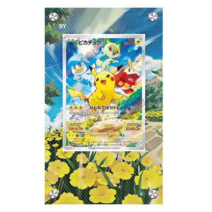 Pokémon Acrylic Extended Artwork Card Display Rack – Pikachu, Greninja, Magikarp & Kingdra Collectible Card Holder Display Case Gift