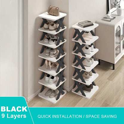 Multi-Layer Detachable Shoe Rack Storage Organizer — Space-Saving Household Shoe Shelf Cabinet