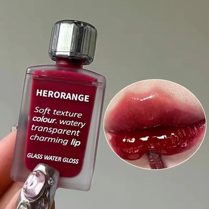 6-Color Water Mirror Gloss Lip Glaze – Long-Lasting, Hydrating, Moisturizing Liquid Lipstick