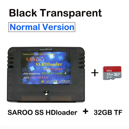 2025 V0.7 SAROO SS HDLoader Game Cartridge — SD/TF Card Support for Sega Saturn, Play Without CD
