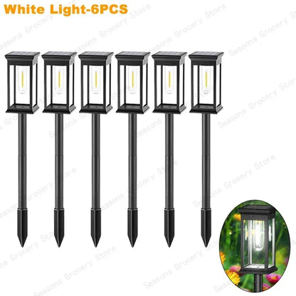 Waterproof LED Solar Garden Lights – Automatic Outdoor Pathway & Driveway Lighting with Dusk-to-Dawn Sensor