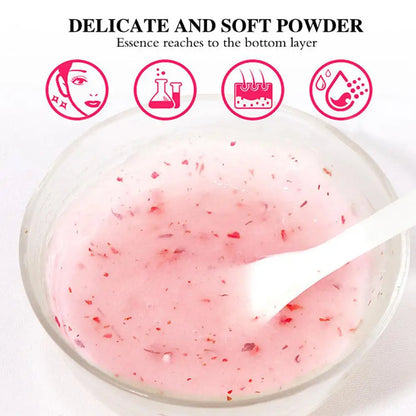 Professional Rose Jelly Face Mask – Hydrating, Nourishing Hydro Jelly Powder Gel Peel-Off Skincare