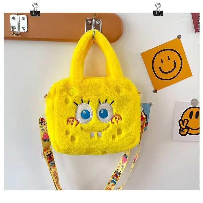 Sanrio Kawaii Plush Bag – Kuromi, Cinnamoroll & My Melody Cosmetic & Travel Handbag for Girls