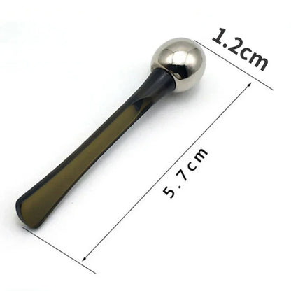 Gold Alloy Eye Massage Roller & Cream Applicator – Anti-Wrinkle Dark Circle Facial Massager