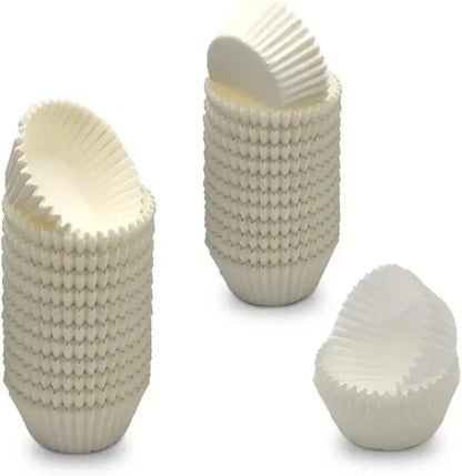 100/500/1000Pcs Food Grade Egg Tart Molds & Thickened Paper Cupcake Liners for Baking