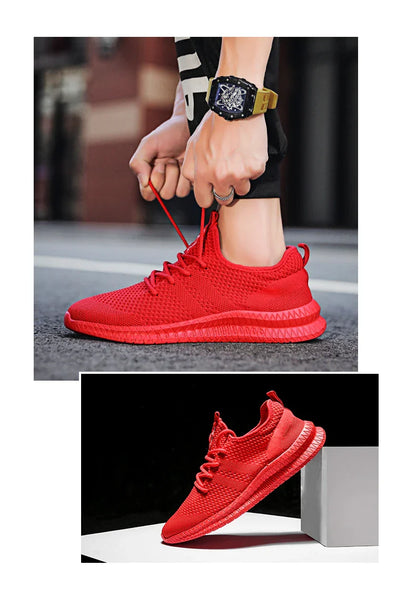 2022 Men’s Sneakers — High-Quality Breathable Gym & Casual Walking Shoes, Lightweight Plus-Size Footwear Zapatillas Hombre