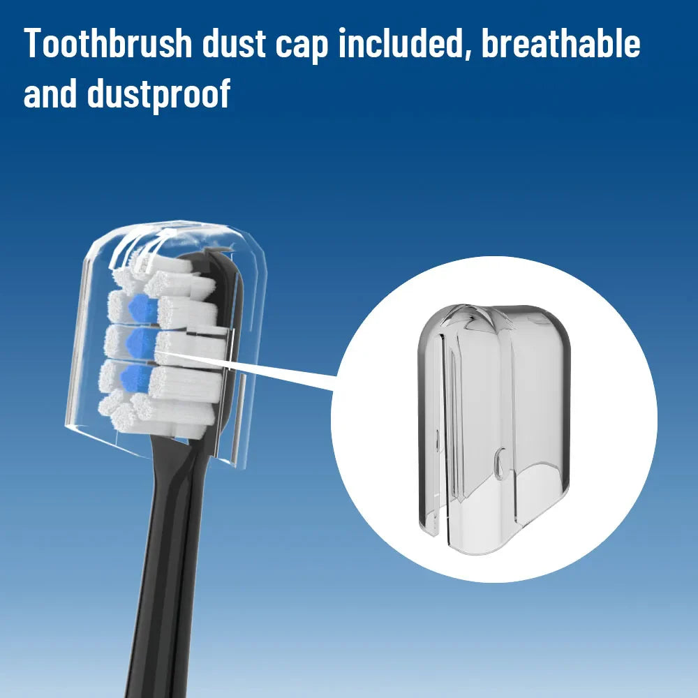 Replacement Brush Heads for Mijia T301 T302 T501 501C Sonic Electric Toothbrush – DuPont Soft Bristle Cleaning Nozzle Heads, Dental Care Accessories