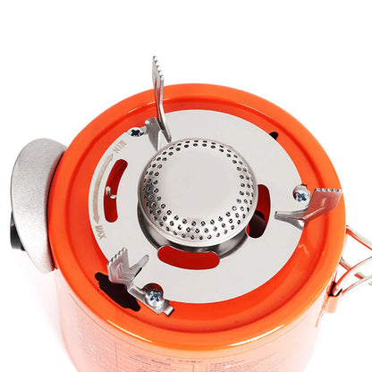 Portable 2000W Gas Heater & Stove – Outdoor Camping, Hiking, Tent & Ice Fishing Cooker with 1M Gas Pipe