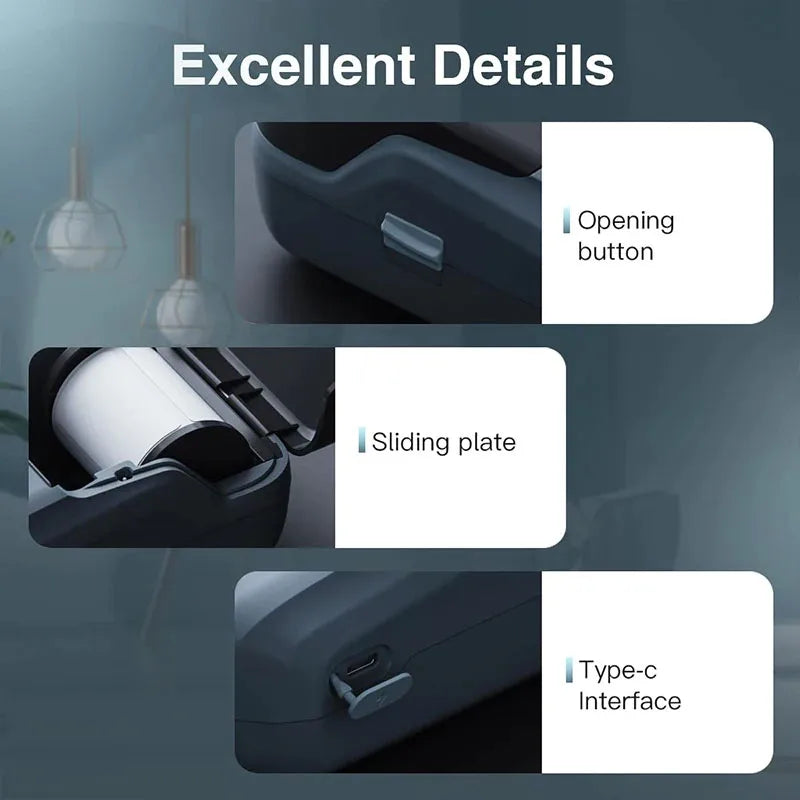 Niimbot B1 Portable Thermal Label Printer – Mini Bluetooth Pocket Sticker Maker, Self-Adhesive Tag & Price Printing Machine for Mobile Use