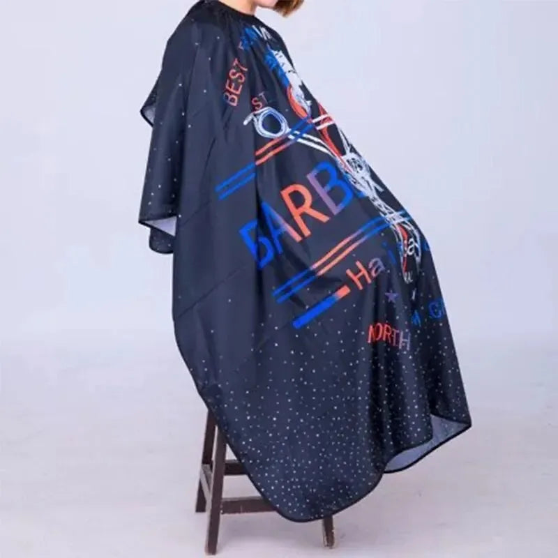 Retro Stripes Hairdressing Bibs – Non-Stick, Comfortable & Breathable Hair Apron, Hairdressing Supplies