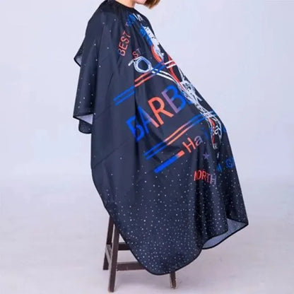 Retro Stripes Hairdressing Bibs – Non-Stick, Comfortable & Breathable Hair Apron, Hairdressing Supplies