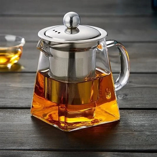 Glass Teapot with Infuser Tea Set - Kettle Maker Jug for Home, Kitchen, Dining & Bar Teaware