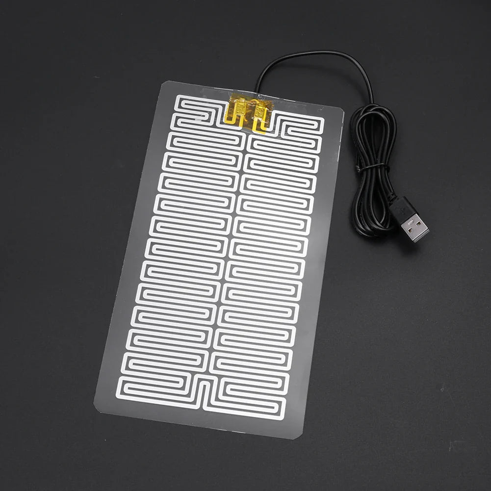 USB 5V Heating Pad - Plug & Play Warm Plate Heater for Mouse Pad & Shoes