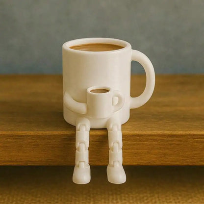 Coffee Bar Decor - Coffee Bean & Mug-Themed Accent for Coffee Lovers