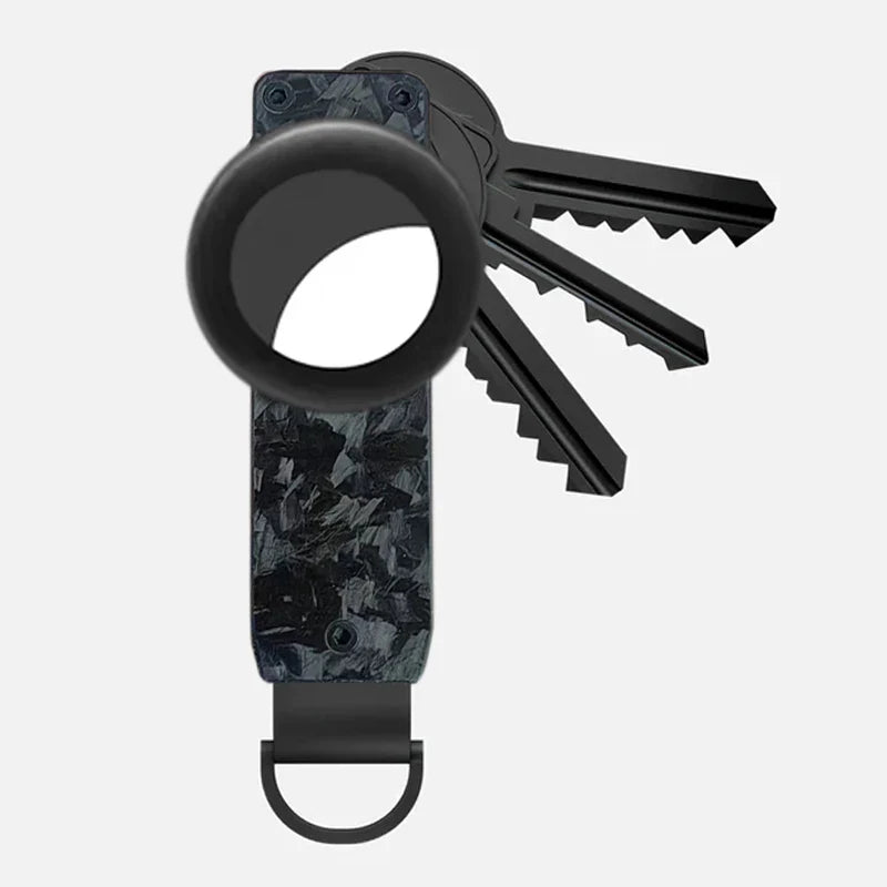 Compact Key Organizer – Minimalist Metal Key Holder for 2-6 Keys, Secure Keychain Case