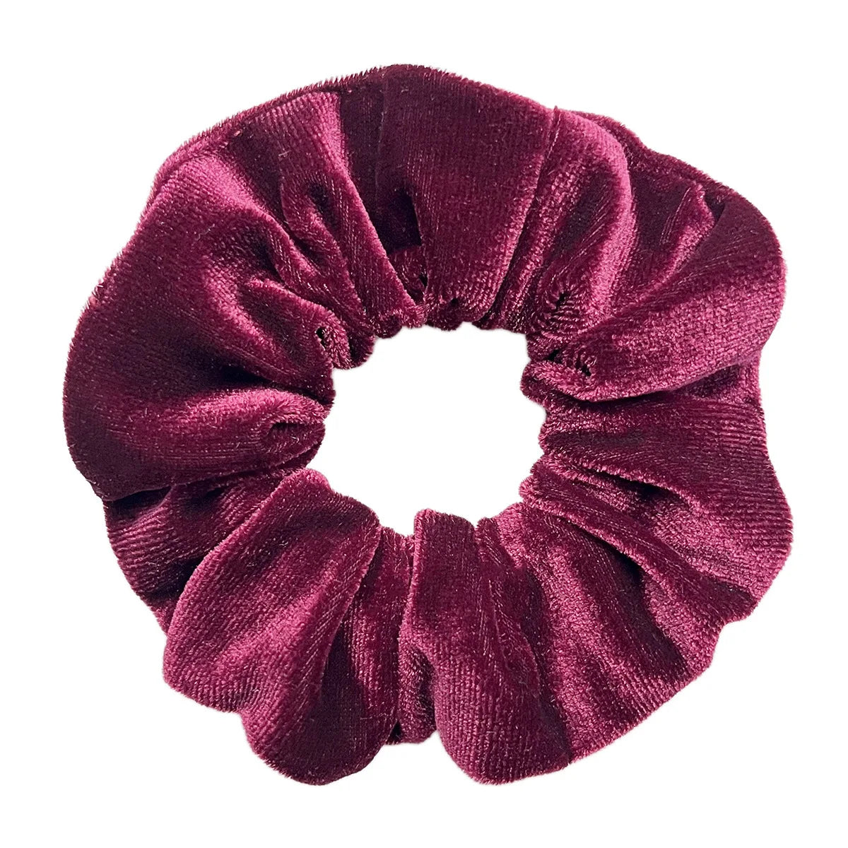 Vintage Velvet Hair Scrunchies for Women & Girls – Solid Color Ponytail Holder Elastic Hair Bands, Soft Fashion Hair Ties Accessories