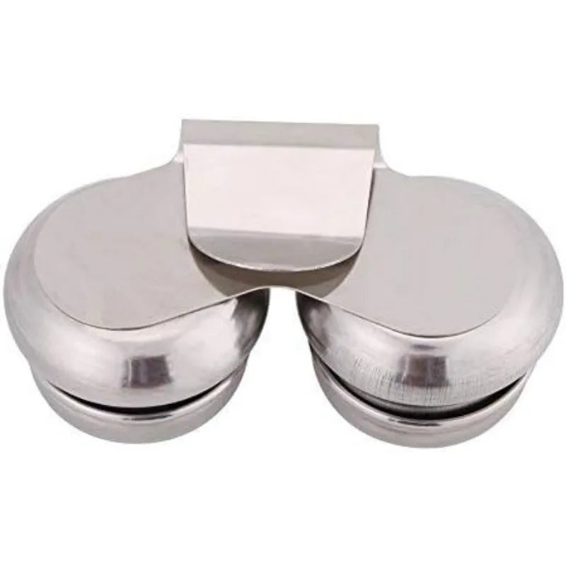 Stainless Steel Paint Dipper Palette Cup – Single/Double Oil & Solvent Container with Screw Cap for Artists
