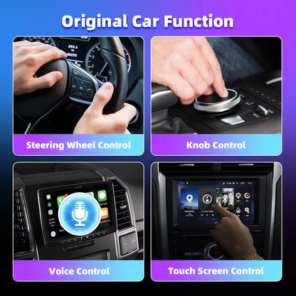 EKIY 2-in-1 Wireless CarPlay & Android Auto Dongle – AI Smart Box for Cars with Wired CarPlay