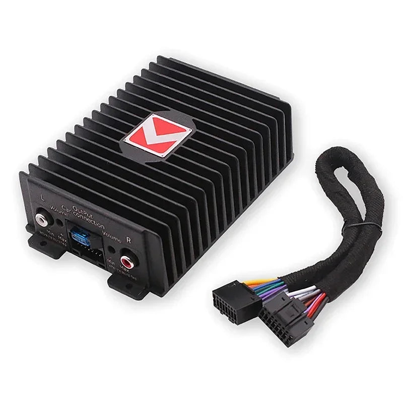 Car DSP Amplifier Hi-Fi Audio Booster - 4*80W Digital Sound Processor for Android, Speaker, Subwoofer & Car Radio Stereo